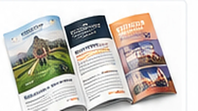 Brochure and leaflet printing samples